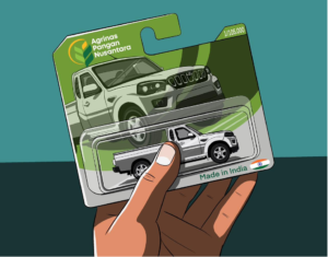 Ilustrasi impor mobil Agrinas